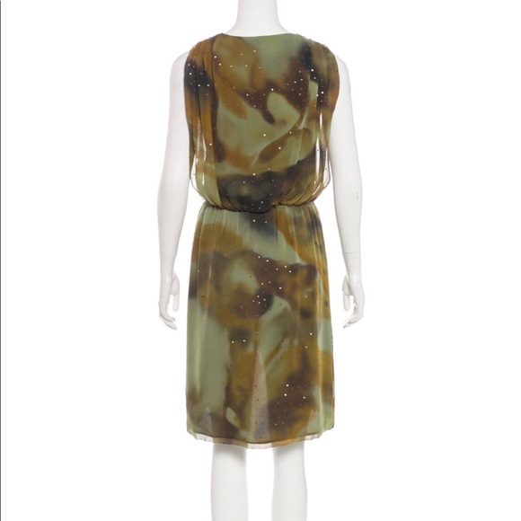 🦋🦋DVF Crepe Camo dress - Picture 3 of 8